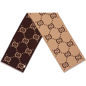 Gucci  GG jacquard wool silk scarf