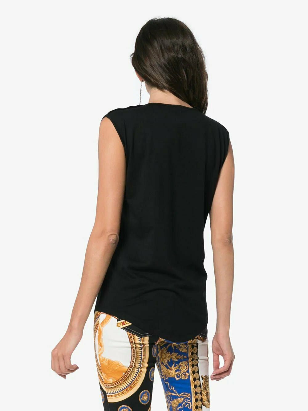 Balmain sleeveless logo-print T-shirt - Image 4