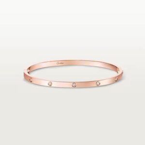 Cartier LOVE bracelet, small model, 10 diamonds