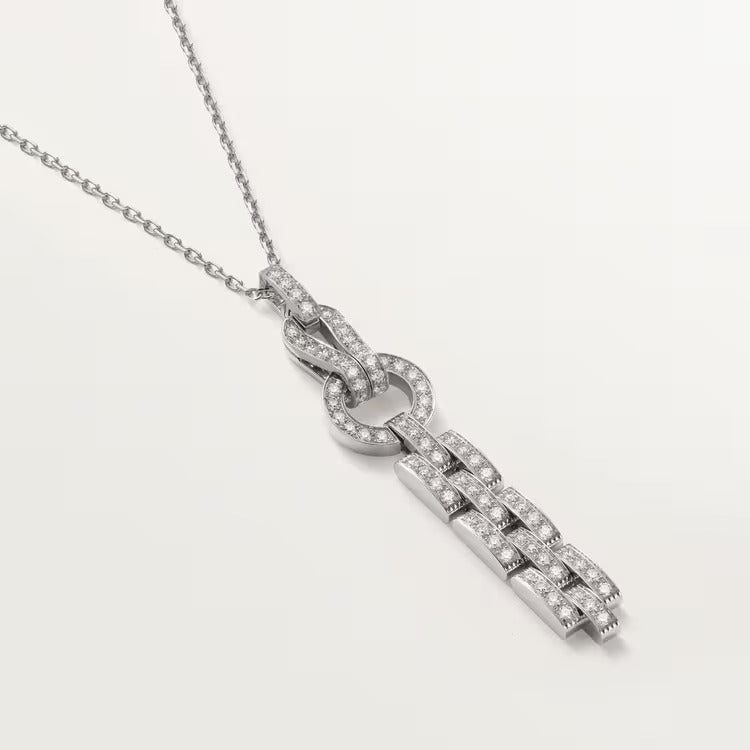 Cartier Agrafe pendant, paved - Image 3