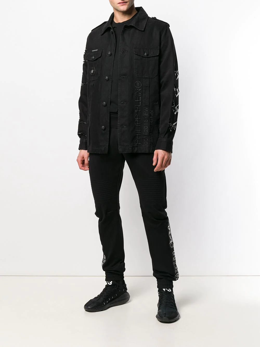 Philipp Plein logo band track pants - Image 2