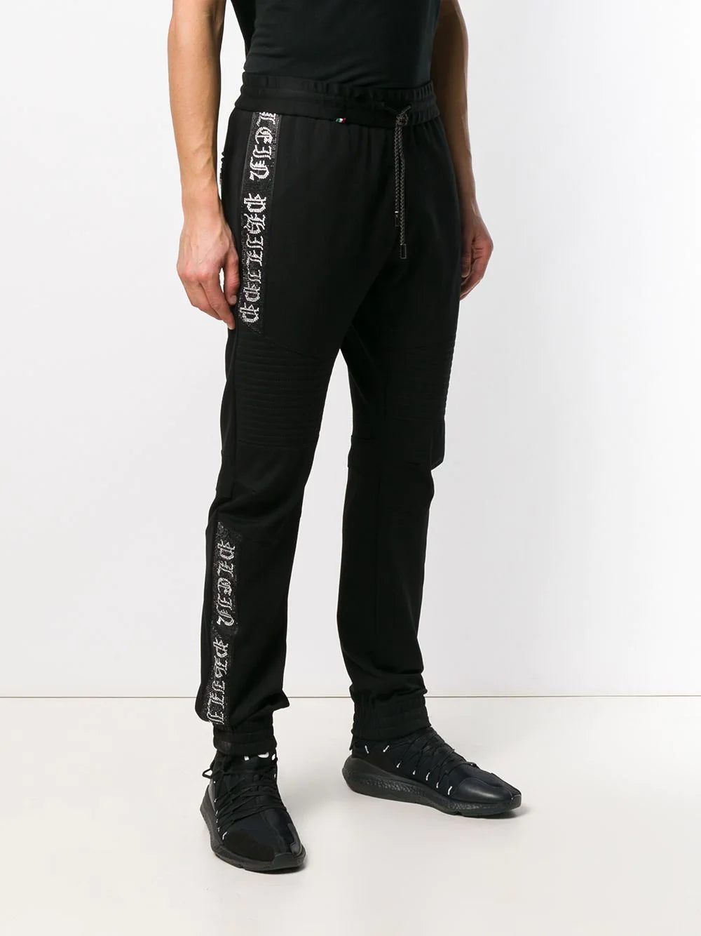 Philipp Plein logo band track pants - Image 3