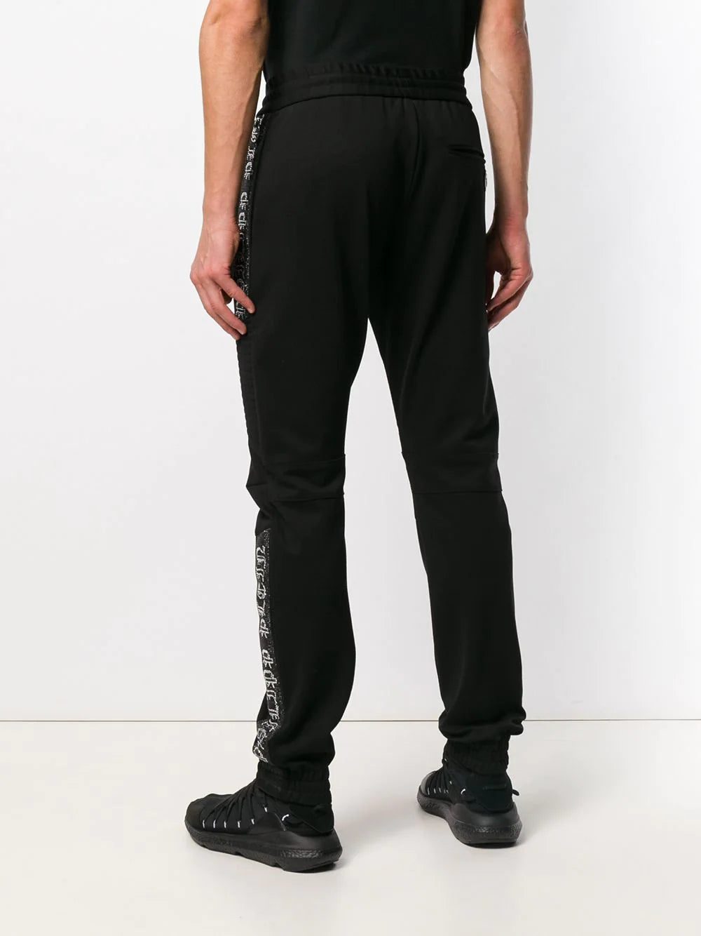 Philipp Plein logo band track pants - Image 4