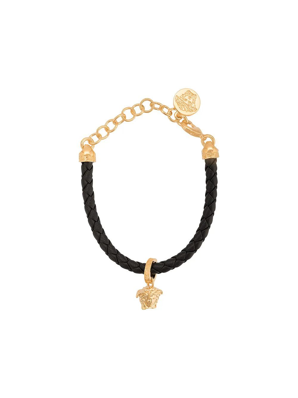 Versace braided Medusa charm bracelet