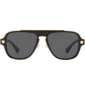 Versace aviator-frame sunglasses