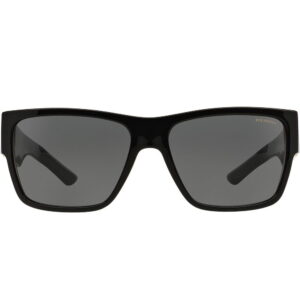 Versace Eyewear square cornici plaque sunglasses