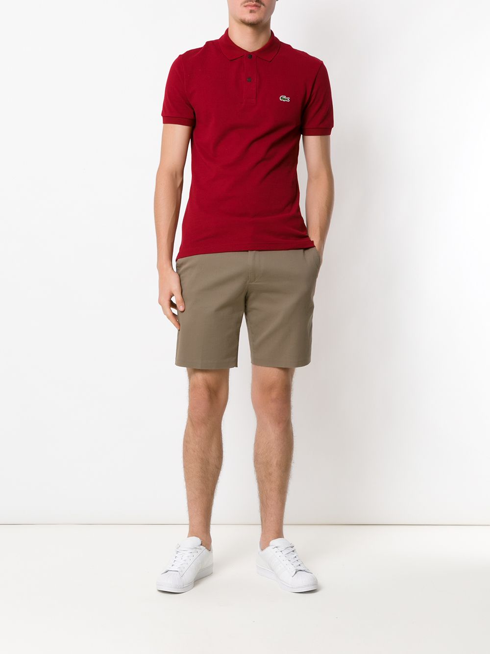 Lacoste logo patch polo shirt - Image 2