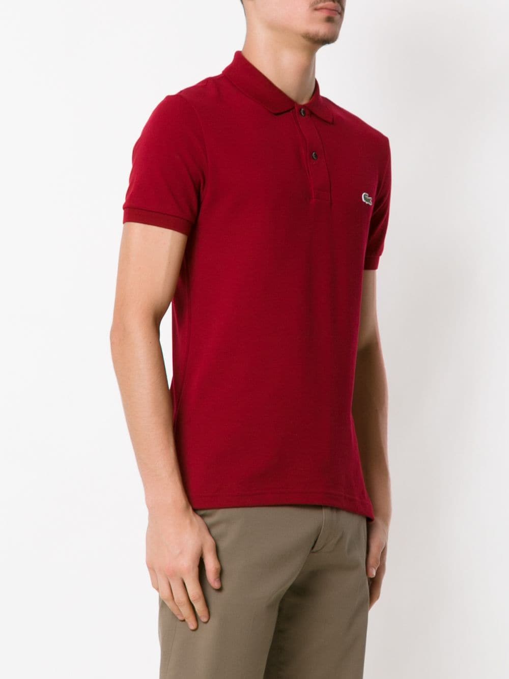 Lacoste logo patch polo shirt - Image 3