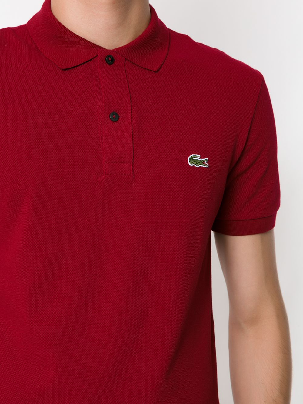 Lacoste logo patch polo shirt - Image 5