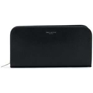 Saint Laurent logo zipped wallet