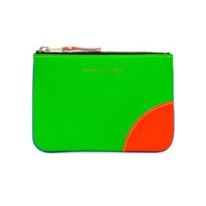 Comme Des Garçons Wallet red green and blue fluorescent wallet