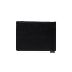 Saint Laurent crocodile-embossed money clip wallet