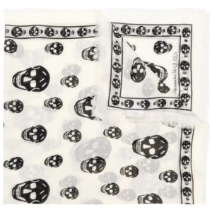 Alexander McQueen skull print scarf