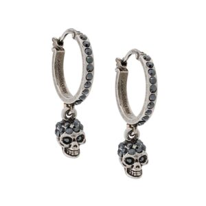 Alexander McQueen  skull drop earrings