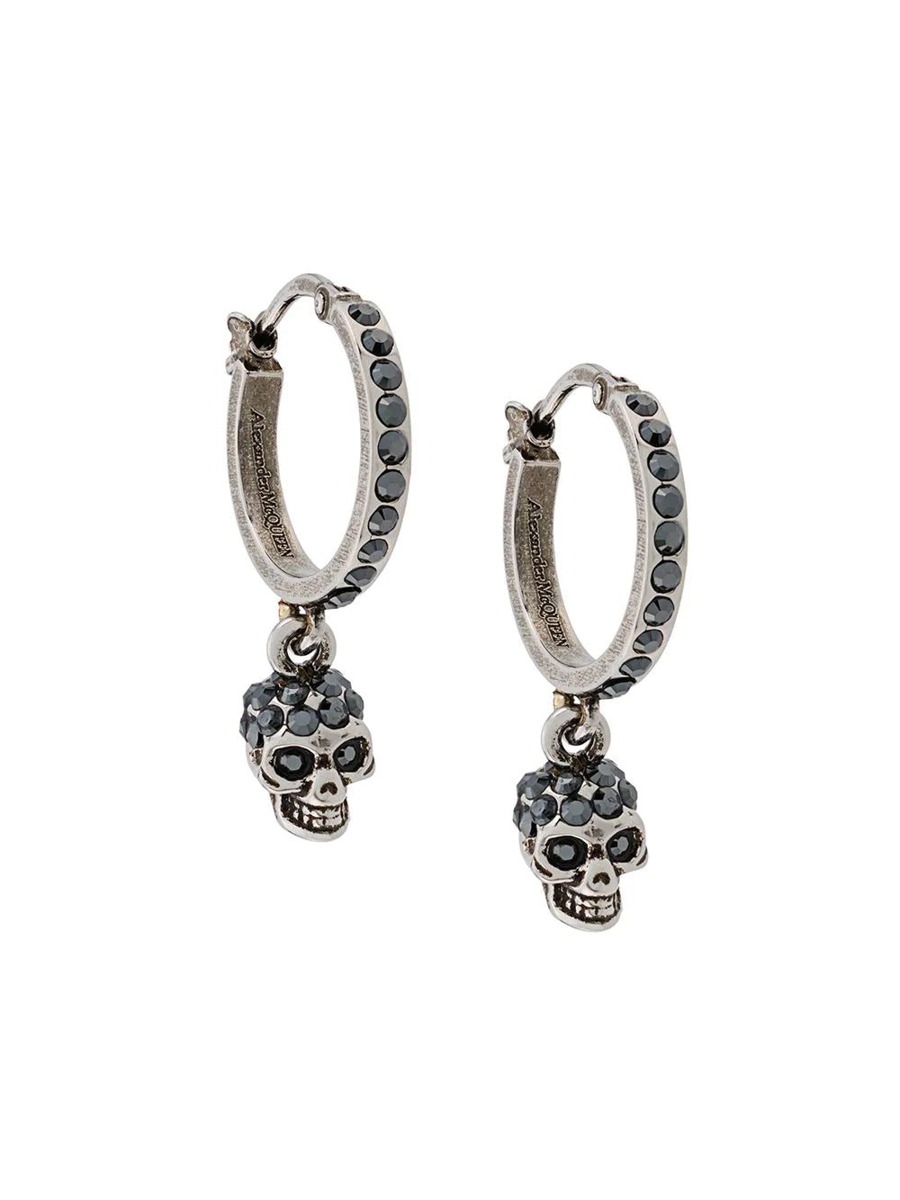 Alexander McQueen skull drop earrings
