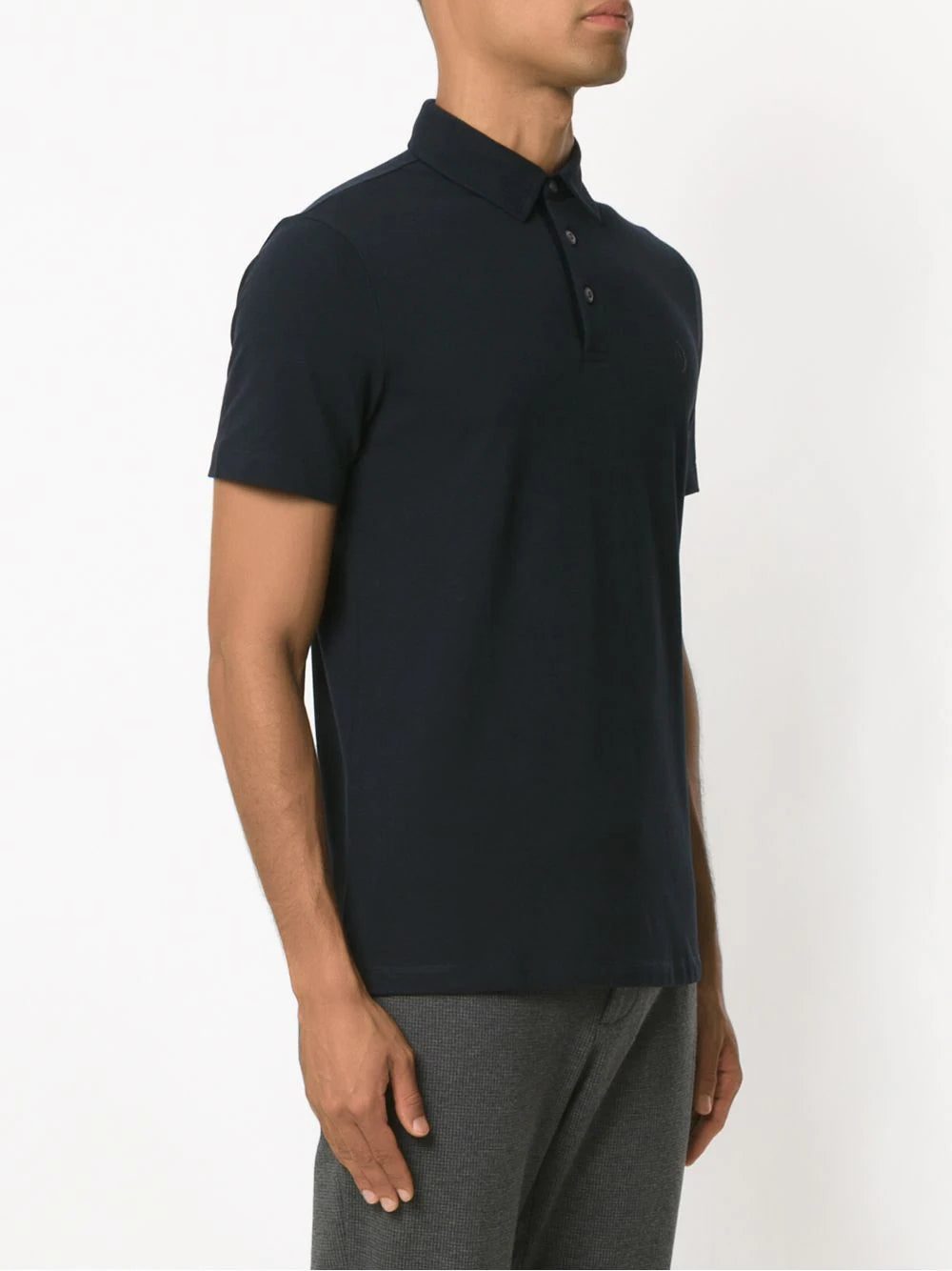 Armani Exchange chest-logo slim-fit polo shirt - Image 2