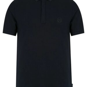 Armani Exchange  logo patch polo shirt
