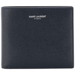Saint Laurent  textured bi-fold wallet