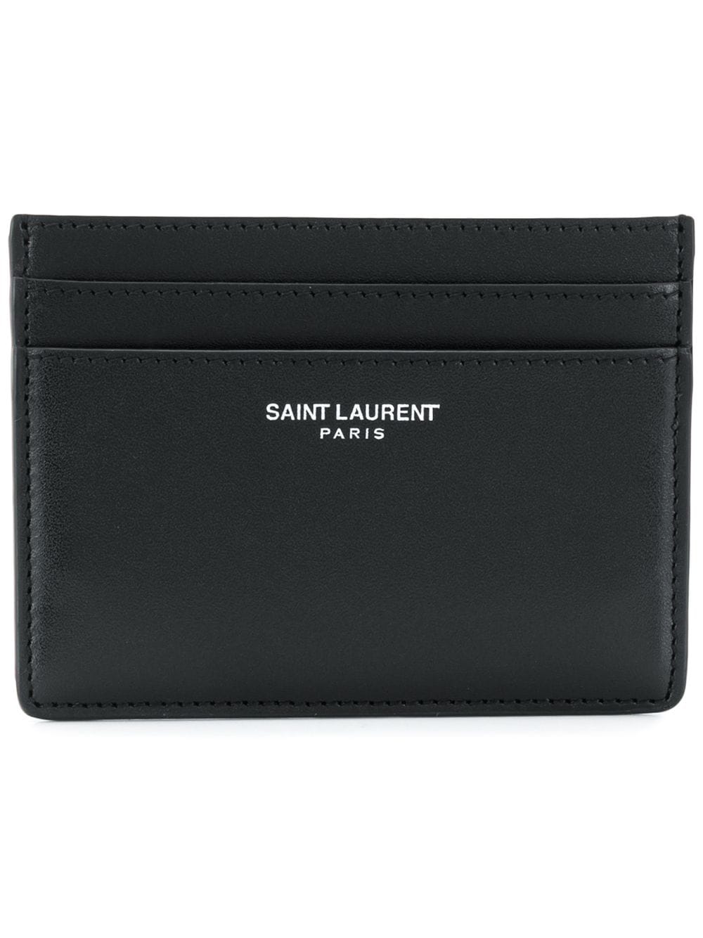 Saint Laurent square logo print cardholder