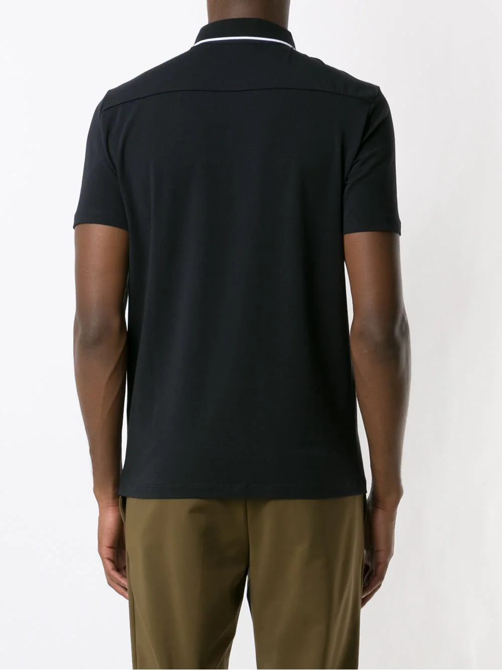 Armani Exchange logo-print polo shirt - Image 4