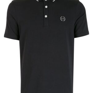 Armani Exchange  logo-print polo shirt