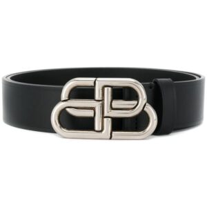 Balenciaga  BB leather belt