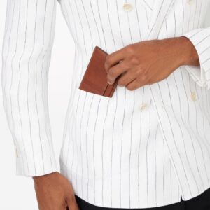 Brunello Cucinelli logo stamp cardholder