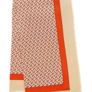 Burberry  Monogram Print Lightweight Cashmere Scarf