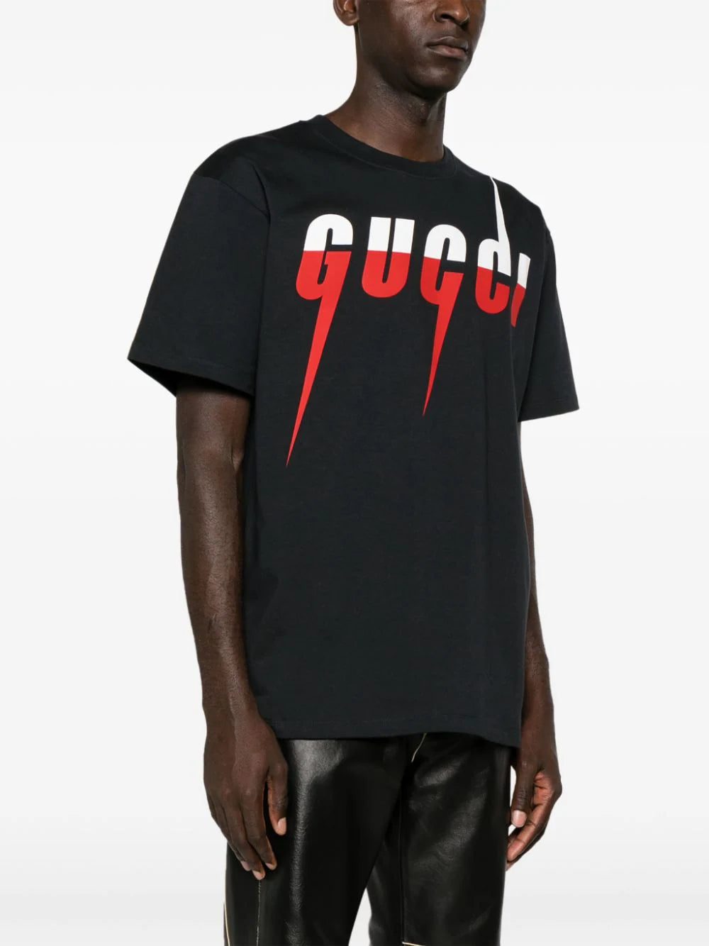Gucci Blade logo-print cotton T-shirt - Image 4
