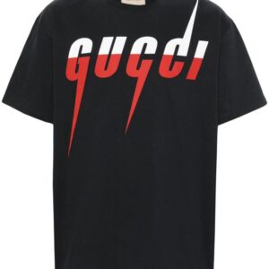 Gucci  Blade logo-print cotton T-shirt