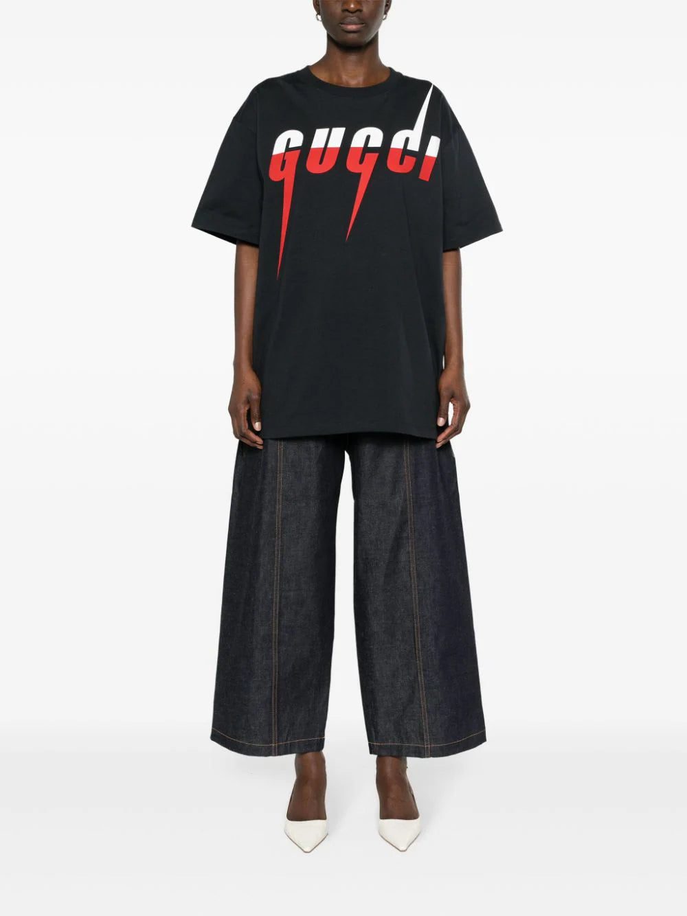 Gucci Blade logo-print cotton T-shirt - Image 3
