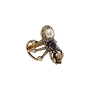 Alexander McQueen  embellished spider ring