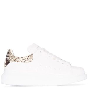 Alexander McQueen Oversized contrast heel counter sneakers