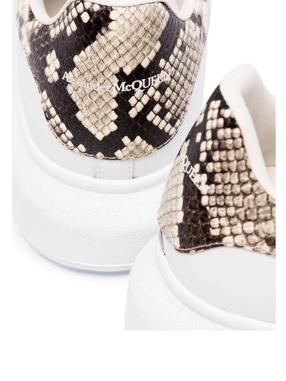 Alexander McQueen Oversized contrast heel counter sneakers - Image 6