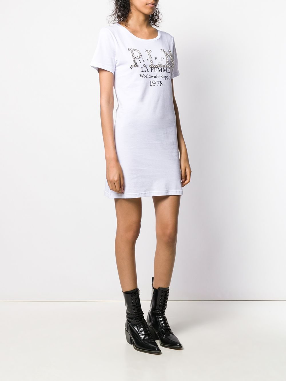Philipp Plein embellished T-shirt - Image 3