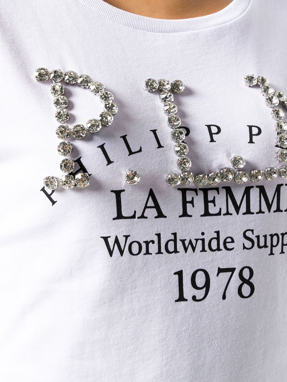 Philipp Plein embellished T-shirt - Image 5