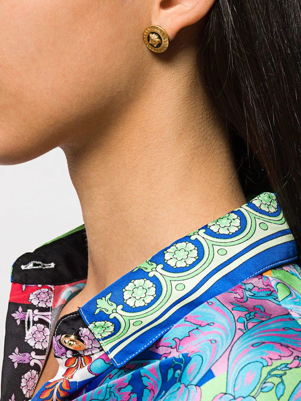 Versace Medusa head earrings - Image 2