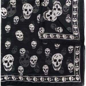 Alexander McQueen skull motif scarf