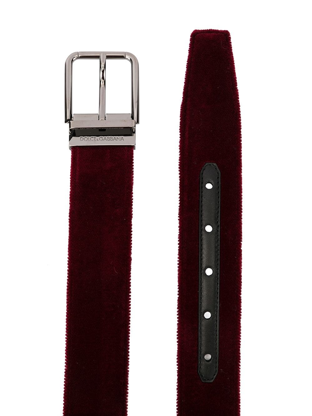 Louis Vuitton buckled velvet belt - Image 2