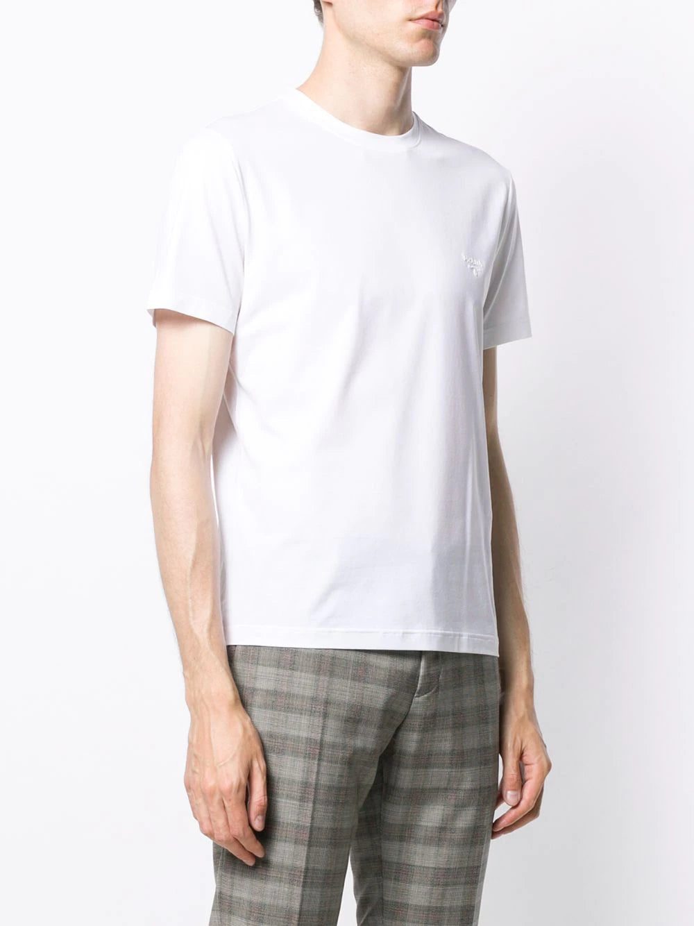 Prada embroidered logo T-shirt - Image 3
