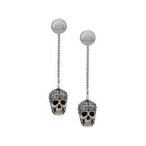 Alexander McQueen  skull embellished drop earrings