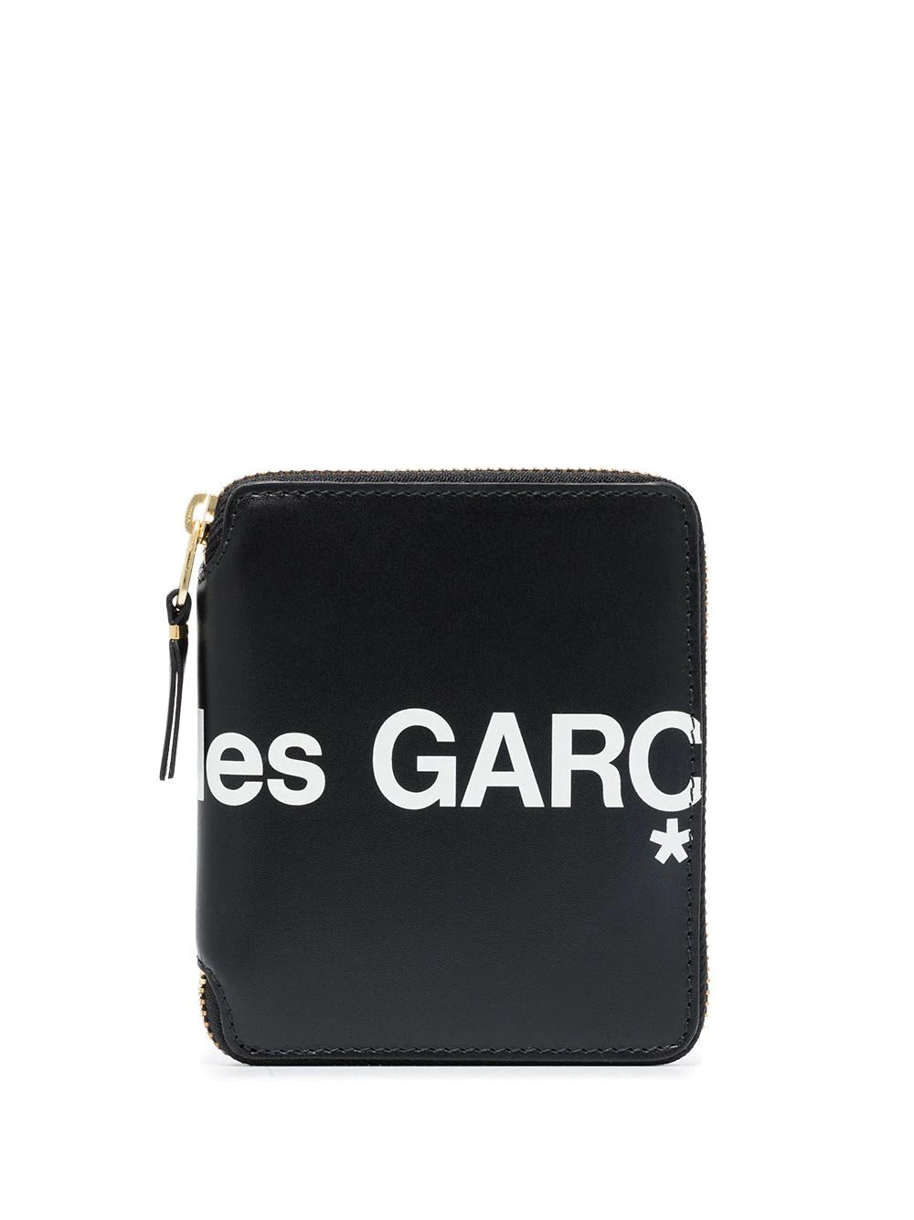 Comme Des Garçons Wallet logo-print zip-fastening wallet