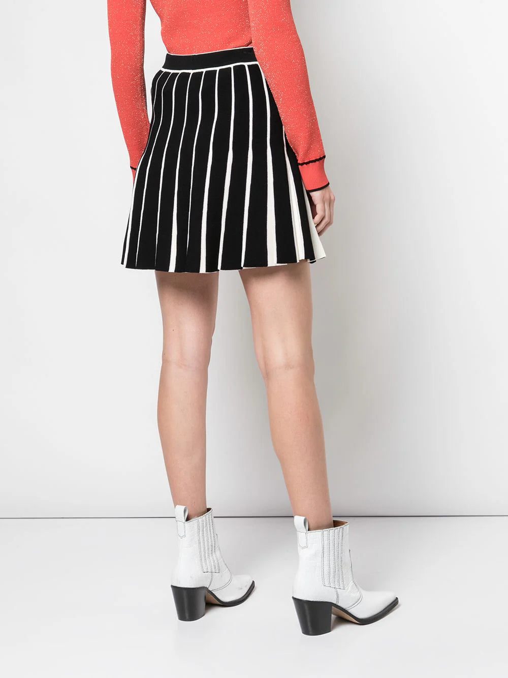 Off-White contrasting pleated skirt - Image 4