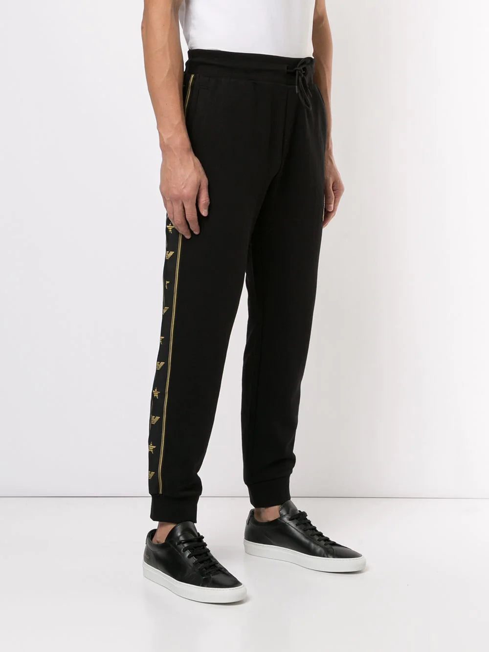Emporio Armani logo patch track pants - Image 3