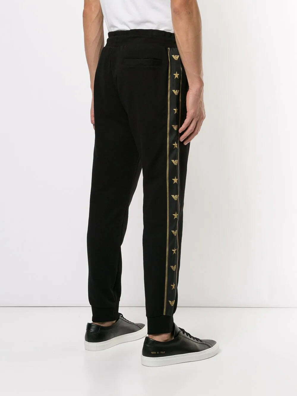 Emporio Armani logo patch track pants - Image 4