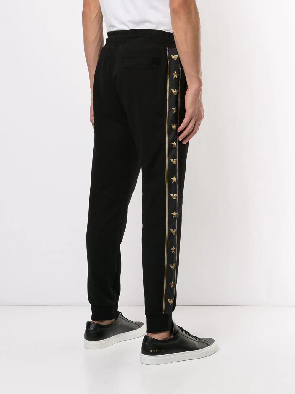 Emporio Armani logo patch track pants - Image 4