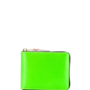 Comme Des Garçons Wallet colour block zip wallet