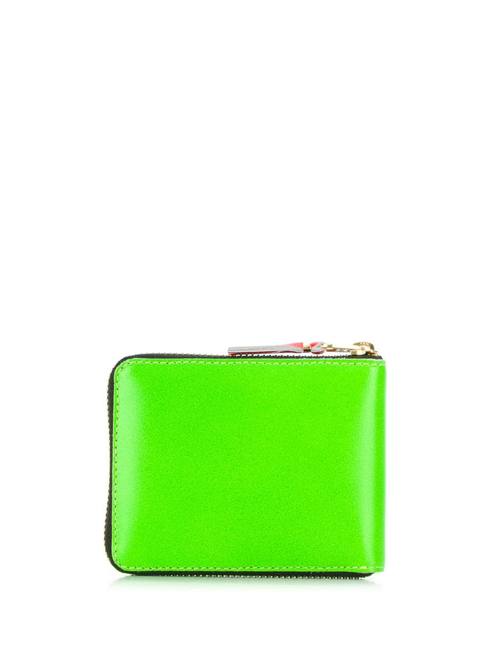 Comme Des Garçons Wallet colour block zip wallet - Image 2