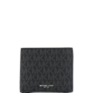 Michael Kors logo-print foldover wallet