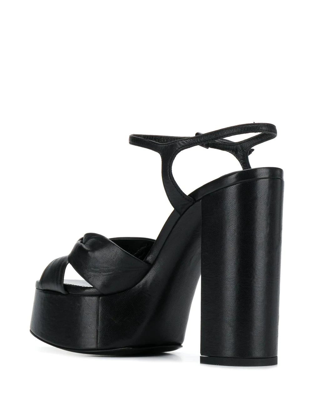 Saint Laurent knot detail 145mm platform sandals - Image 3
